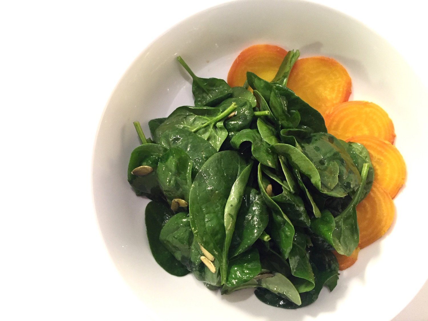 Maple Beet And Spinach Salad