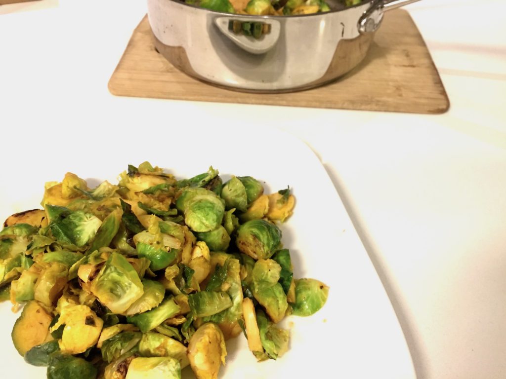 Maple Sriracha Brussels Sprouts