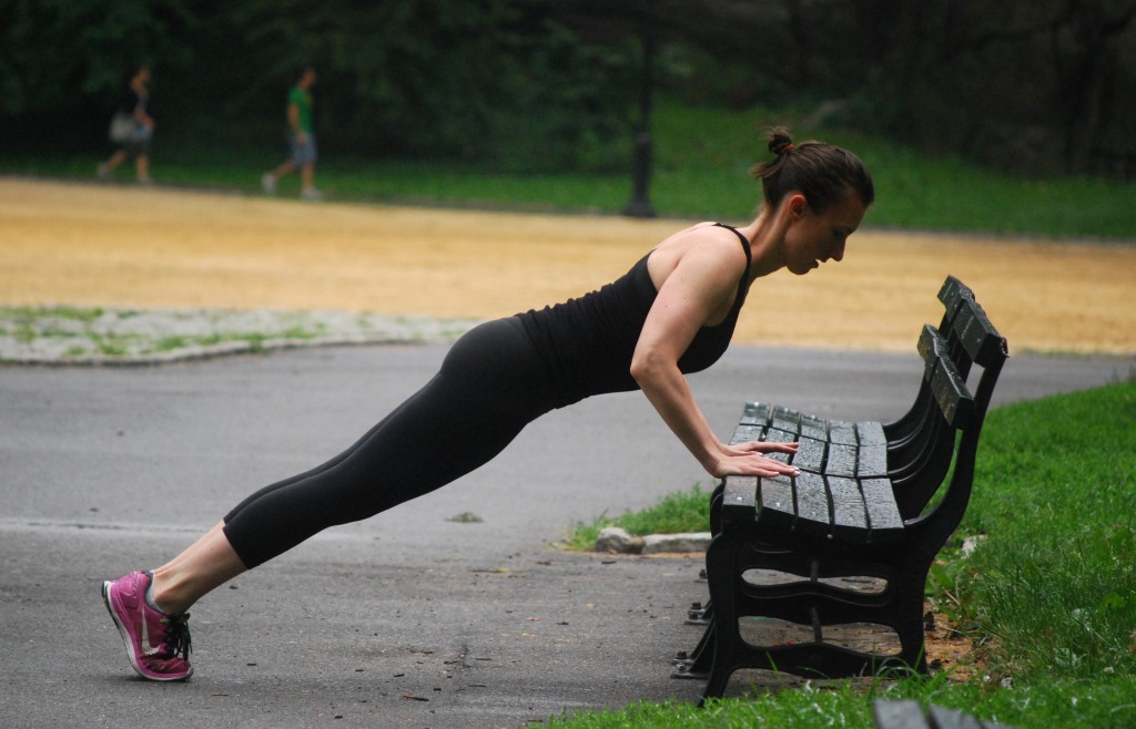12 Minute Park Bench Workout